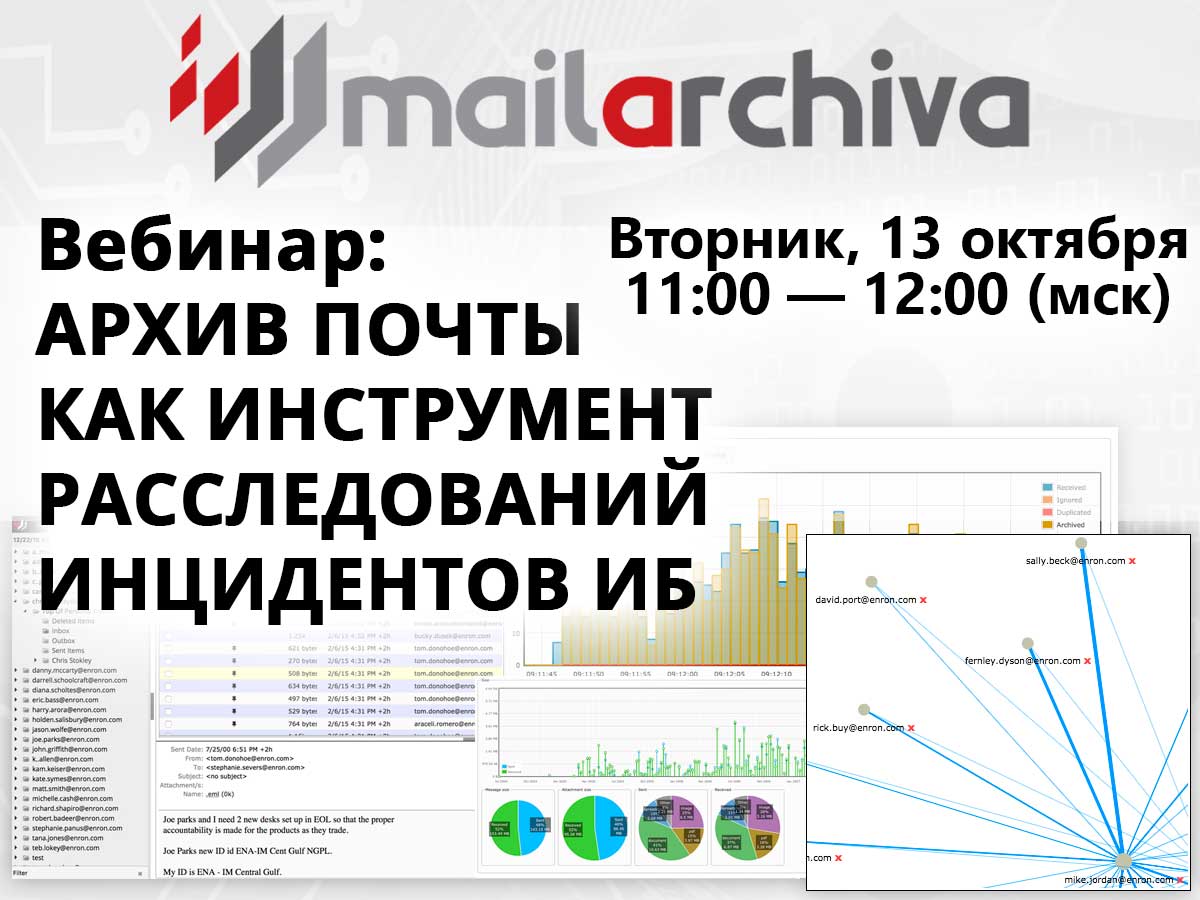 Архив почты. MAILARCHIVA.